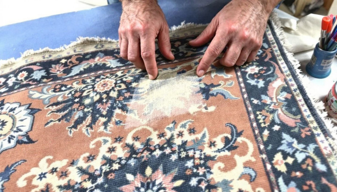 Les techniques traditionnelles de restauration et conservation de tapis d'Orient